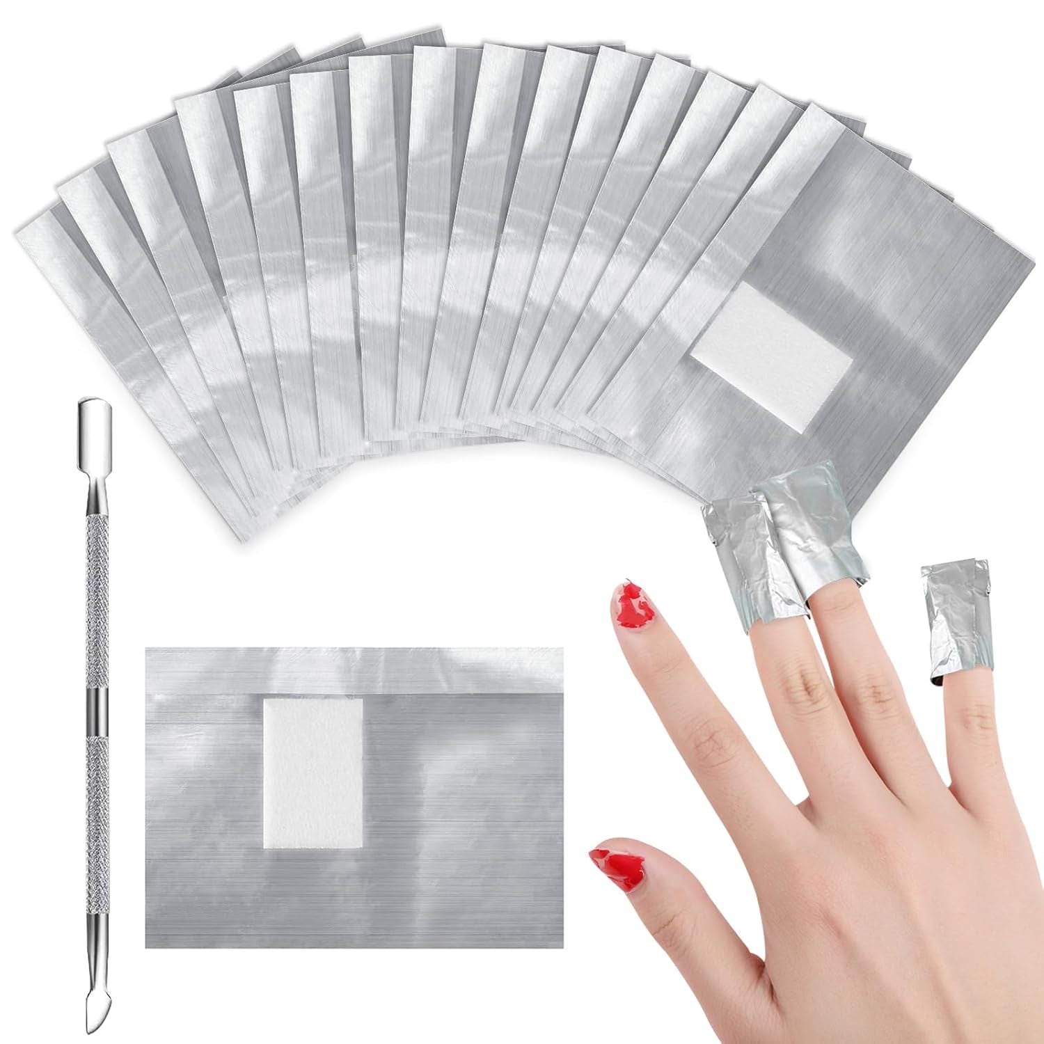 Qufiiry 300 Stück Fusselfreie Nageltücher, Toallitas para uñas sin pelusa, Fusselfrei Nagel Wattepads, Nagel Wischtücher Für Cleaner Gelnägel Nagellackentferner Wattepads Toallitas para uñas