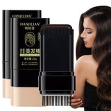 2 Piezas de Polvo de Rayita Marrón Oscuro, Polvo de Rayita, Corrector de Rayita, Lápices de Color de Cabello con Peine, Herramienta para Cubrir el Cabello Gris para Mujeres y Hombres (40 g, Marrón Oscuro) Naty Shop Tinte para el Cabello Título Predeterminado