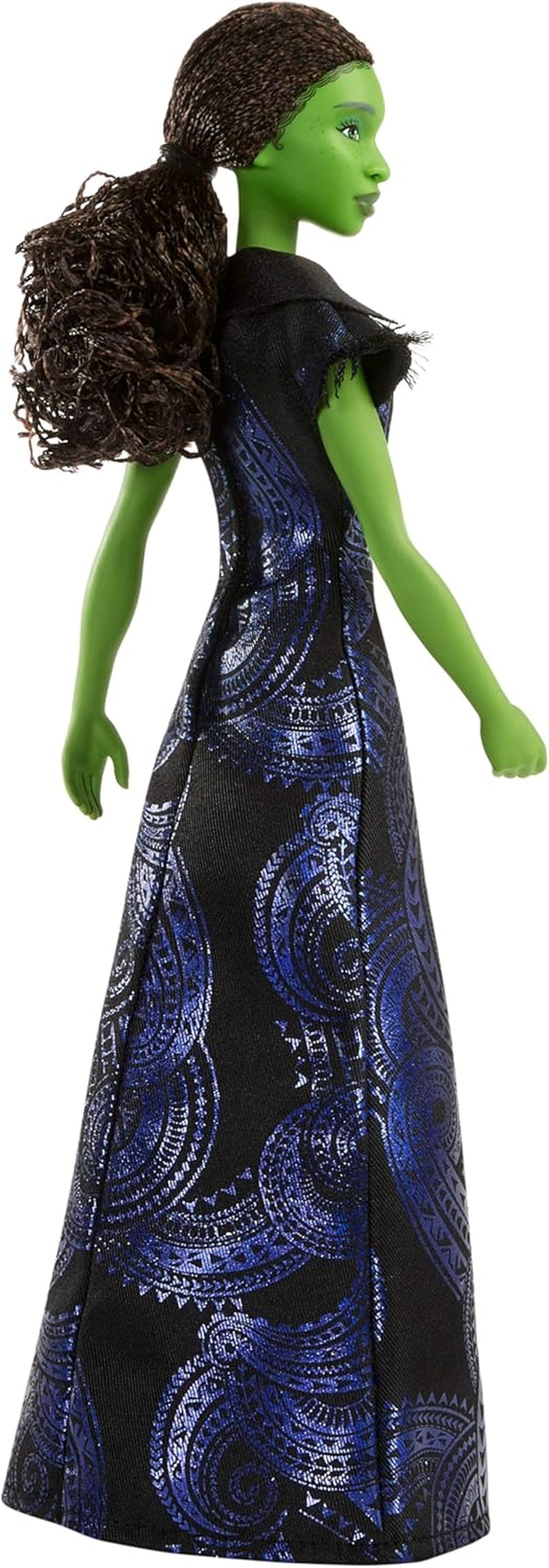Mattel Wicked: for Good Singing Elphaba Fashion Doll de Universal Pictures con traje desmontable inspirado en la película canta "for Good" en inglés, JFM09