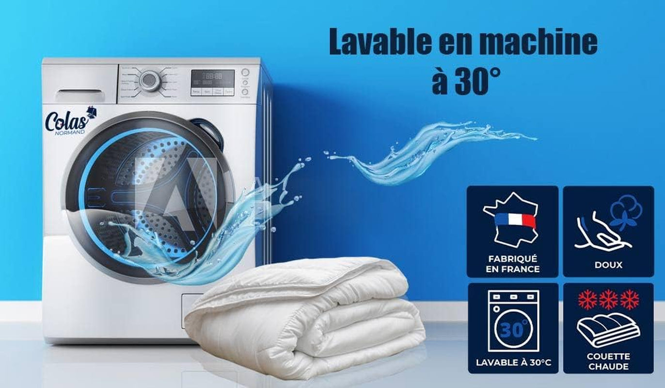 Edredón 240 X 220 Cm | Algodón orgánico y lana merino | Lavable a máquina a 30 °C Edredones y edredones Naty Shop