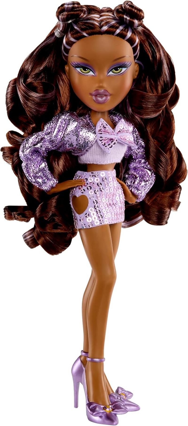 BRATZ Pop Starz Sasha – Muñeca de moda con llavero, atuendo y accesorios musicales coleccionables
