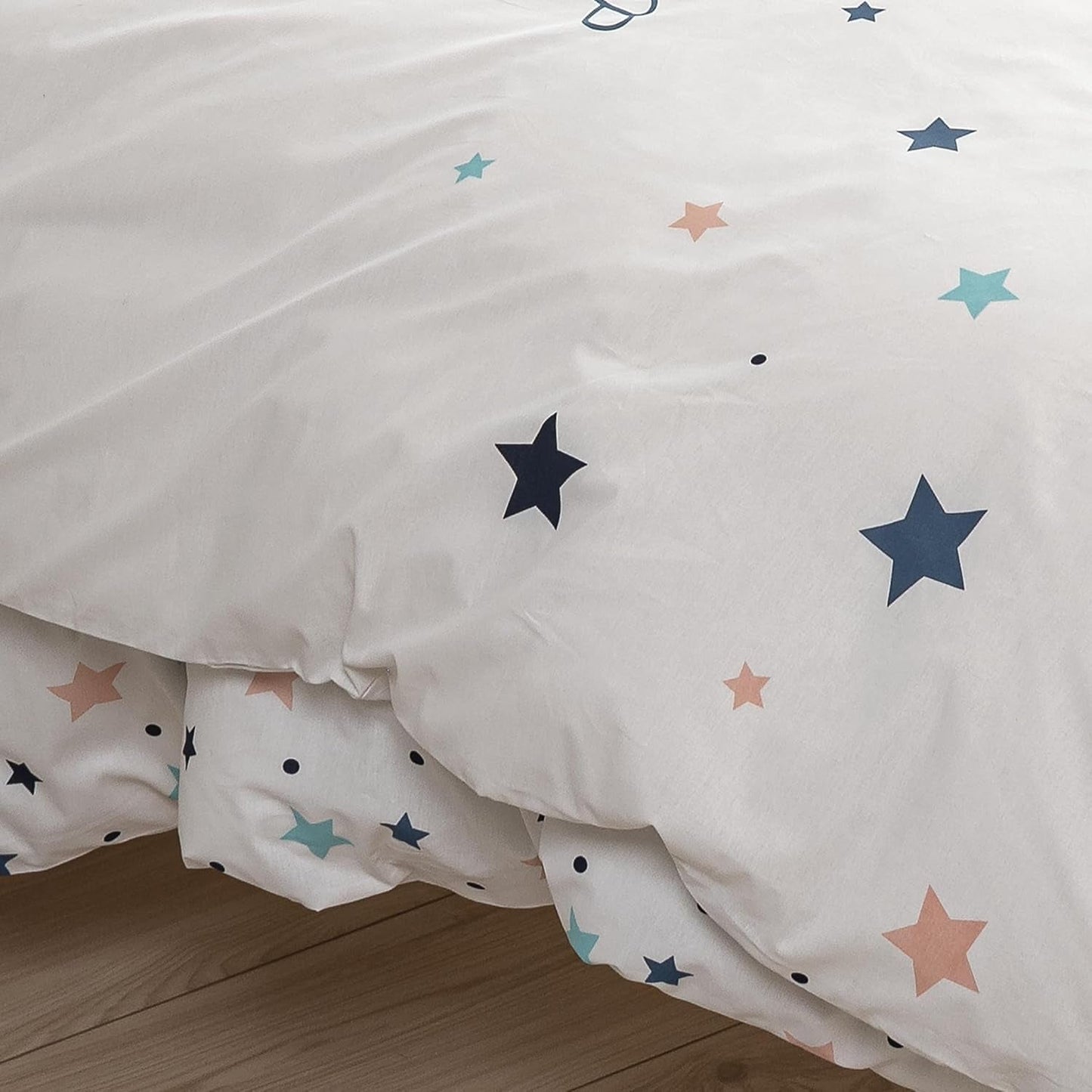 Juego de cama infantil reversible, Ropa de cama Estrellas - infantil Naty Shop