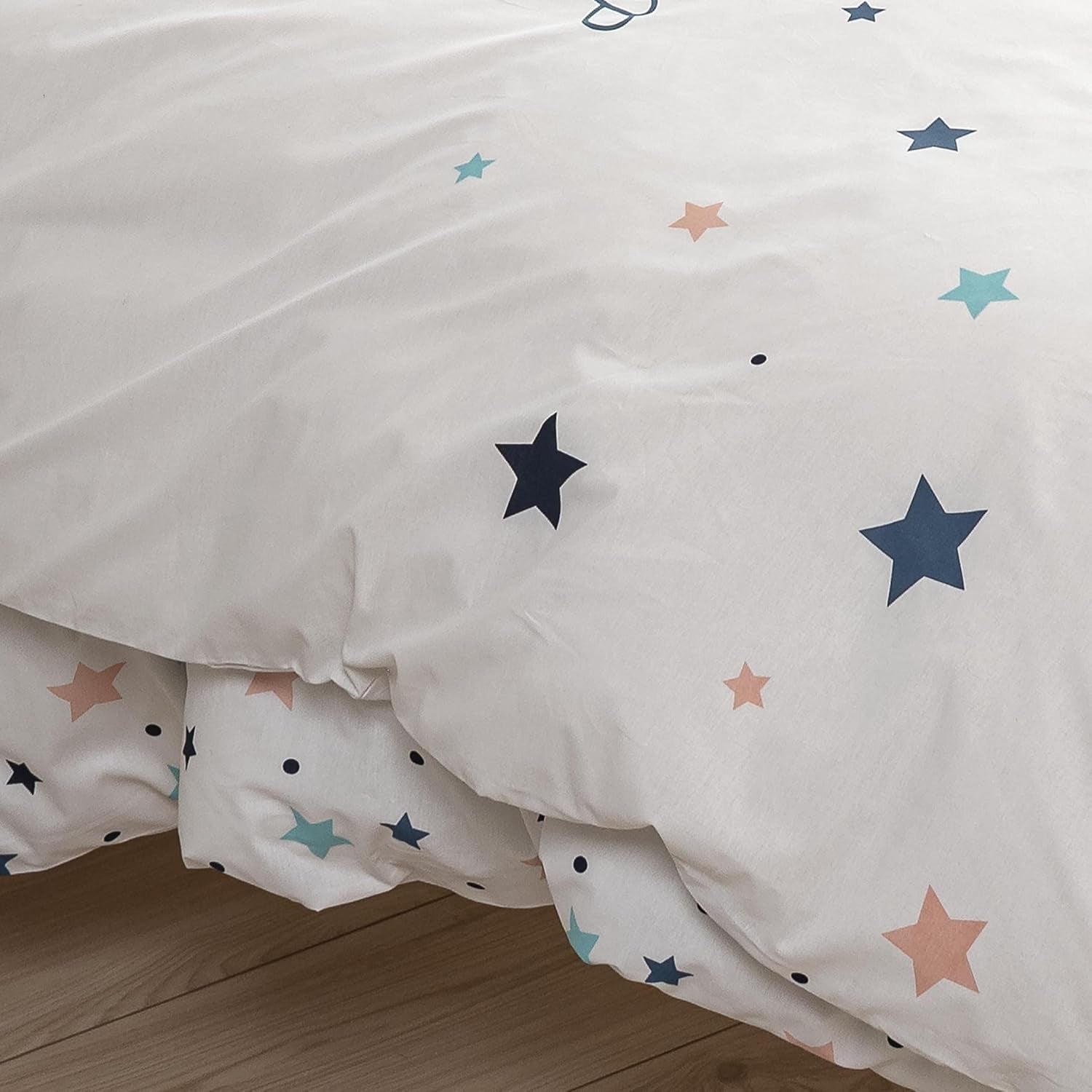 Juego de cama infantil reversible, Ropa de cama Estrellas - infantil Naty Shop