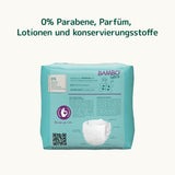 Pañales Bambo Nature para Bebé, Talla 0 (1-3 kg), 144 uds, Caja Mensual | Pañales Premium con protección mejorada contra fugas | Máxima comodidad y libertad para los recién nacidos | Pañales testados dermatológicamente