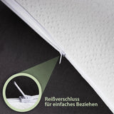 Maxxgoods Almohada Ortopédica Almohada de Espuma de Gel Visco con Funda Protectora de Aloe Vera y Funda Interior 100% Algodón - Almohada para Dormir boca abajo, boca arriba y de lado (42 cm x 70 cm x 12 cm) Almohadas ortopédicas cervicales Naty Shop