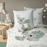 Juego de cama infantil, Koala o Unicornio, 100% algodón Ropa de cama - infantil Naty Shop Koala