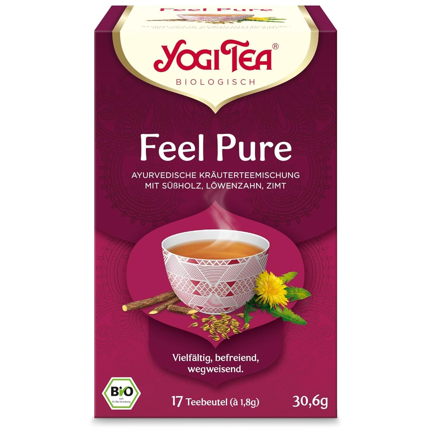 Yogi Tea Alpia Bio Detox, 17 sobres, 30,6 g