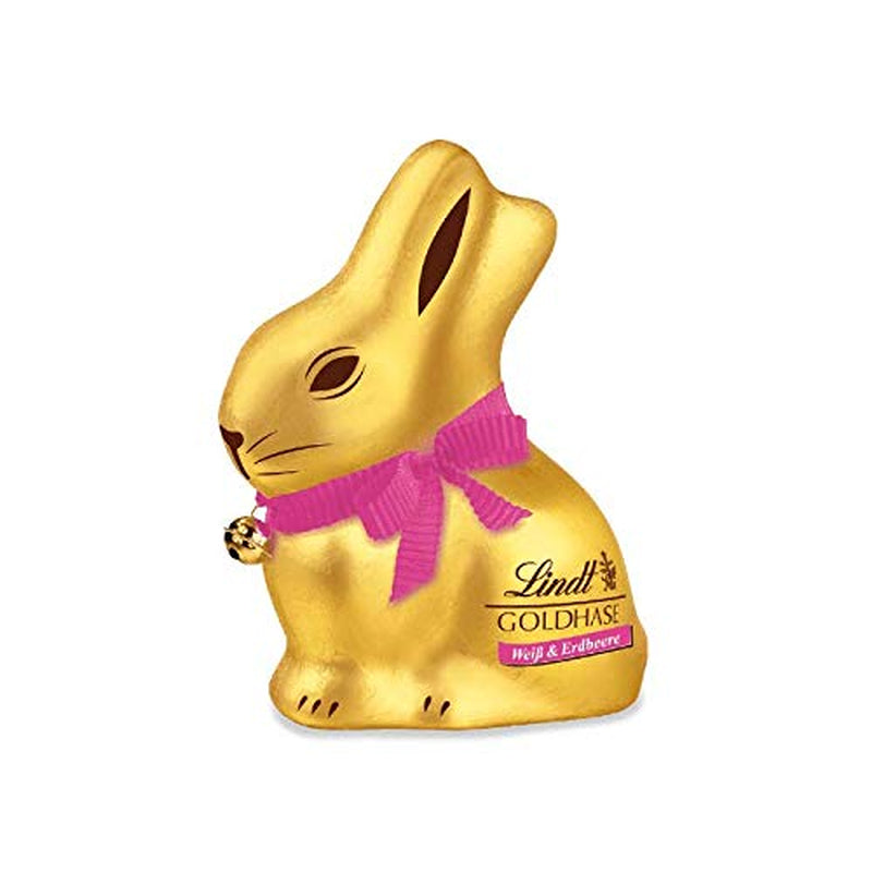 Set de Pascua de Chocolate | 894g | Contenido: Conejitos Dorados y Conejitos Dorados de Chocolate | 100g Conejitos Dorados | Chocolate blanco premium con trocitos de fresa en forma de conejito para Semana Santa