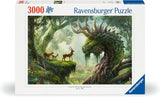 Ravensburger Puzzle 12000808 - El despertar del dragón del bosque - Puzzle de 3000 piezas para adultos a partir de 14 años Puzzle Naty Shop