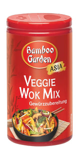 Bamboo Garden - Mezcla vegetariana para wok Würzmischung | Ingredientes veganos y naturales | 40 g en la dosis