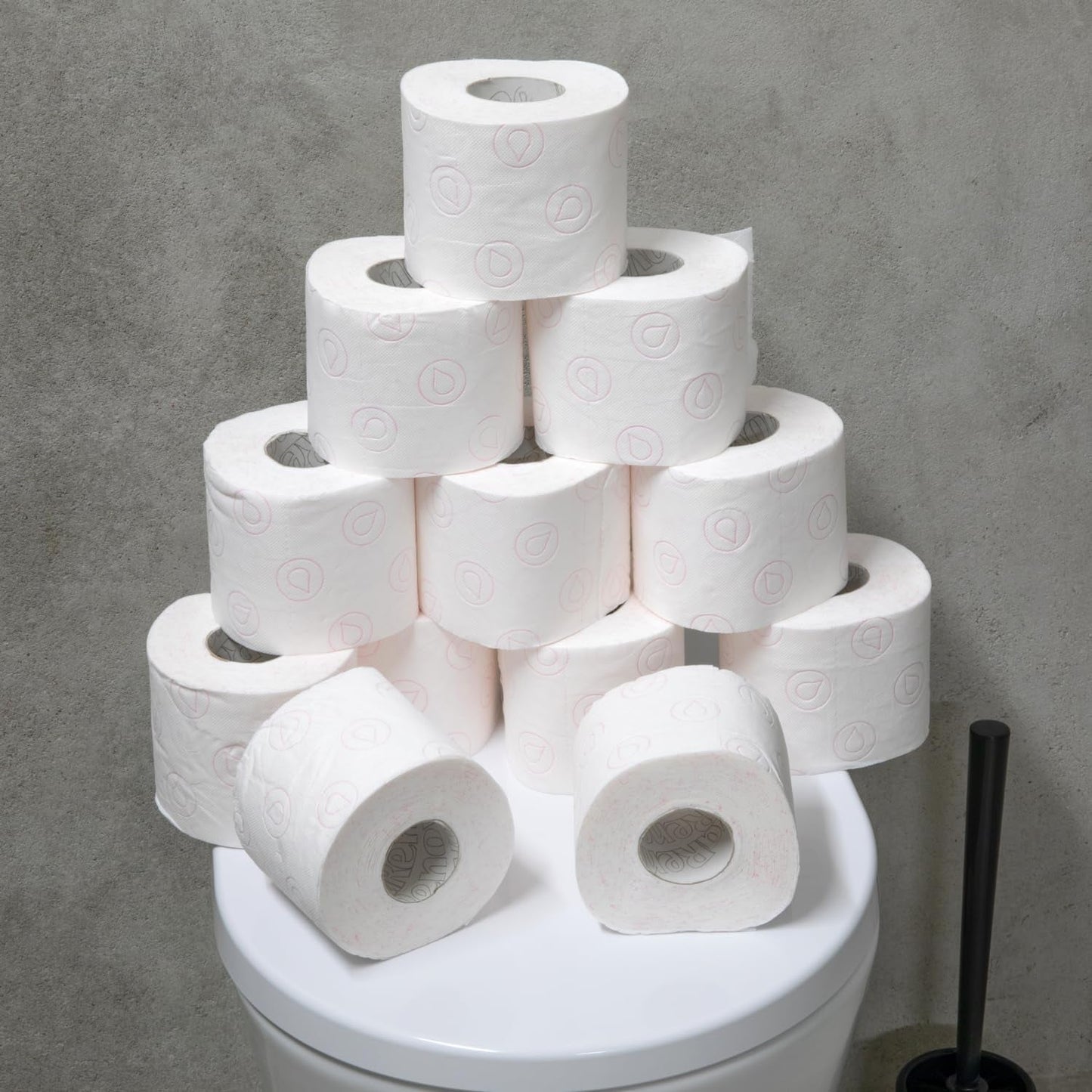 Papel higiénico Renova 4 capas blanco decorado perfumado - 12 rollos rollo Blanco Decorado Perfumado