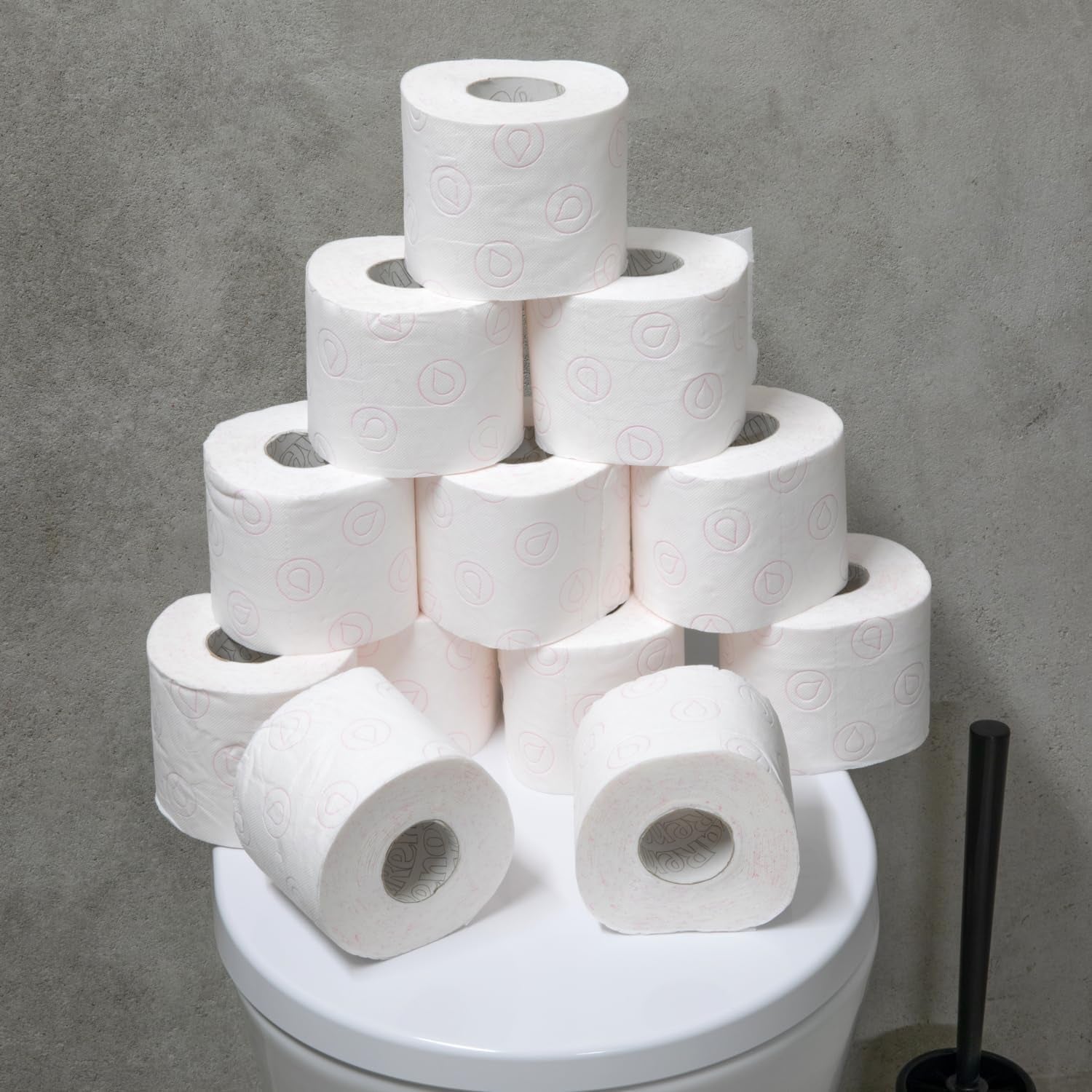 Papel higiénico Renova 4 capas blanco decorado perfumado - 12 rollos rollo Blanco Decorado Perfumado