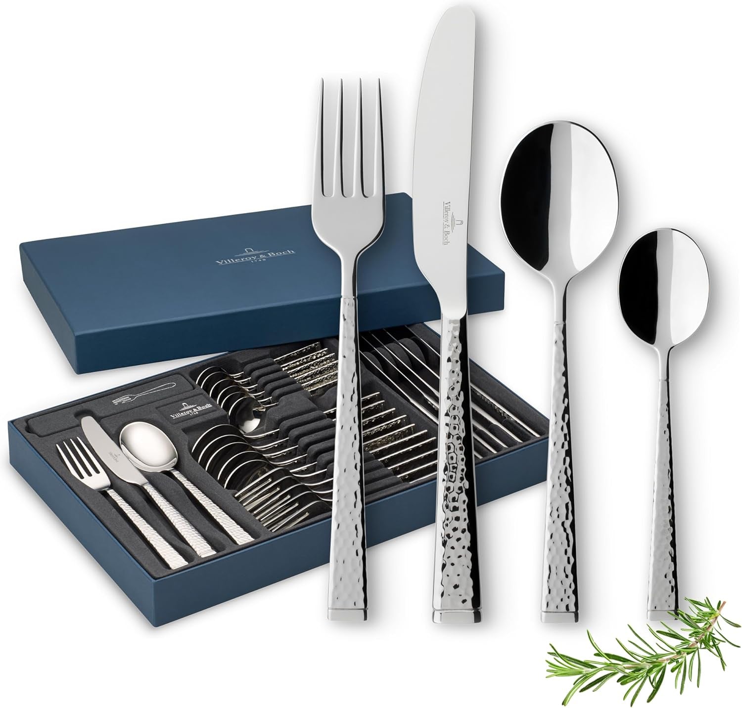 Juego de cubiertos Villeroy & Boch Blacksmith para hasta 6 personas, 24 piezas, acero inoxidable