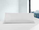 Savel, almohada antiestrés con doble funda, firmeza media, 105 X 40 Cm Naty Shop almohadas estándar Blanco 40X105 Cm