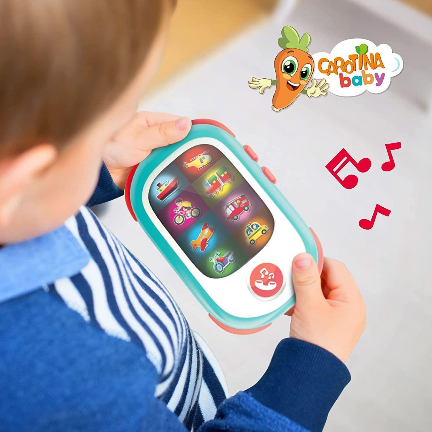 Liscianigiochi 95032 Carotina Baby Smartphone LED, No aplicable, S Jucarii Bebe Naty Shop