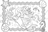 Lisciani - DISNEY Puzzle Ariel - Recrea y colorea las escenas de tus cajas favoritas - A partir de 7 años - ROMPECABEZAS GRANDE de 250 piezas - Fomenta la destreza Puzzle Naty Shop