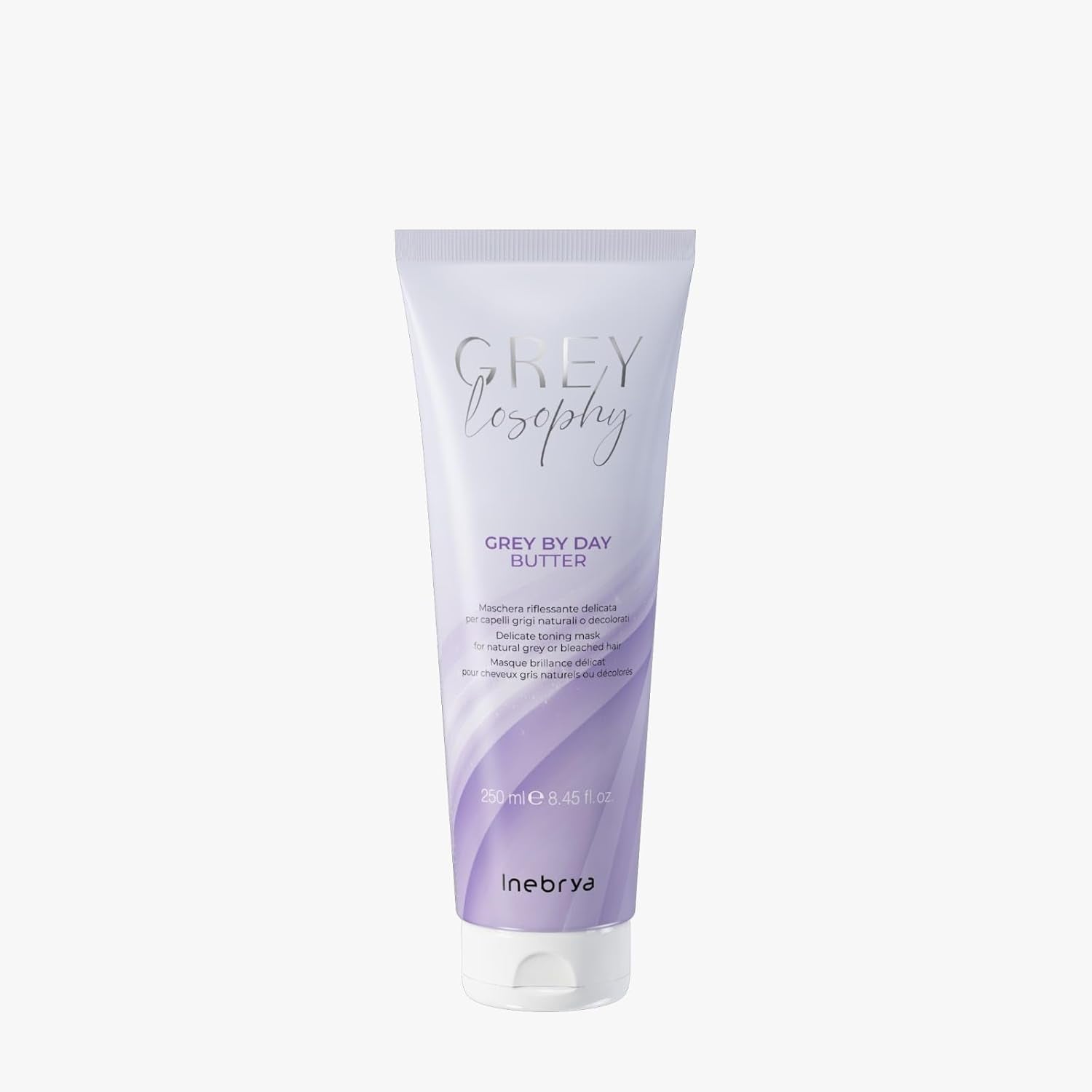 Inebrya Greylosophy Mascarilla suave para reflejos para rubio natural gris o rubio platino, 250 ml Naty Shop Mascarilla capilar Título predeterminado