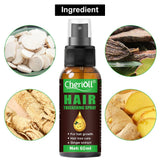 Crecimiento del Cabello, Anticaída, Spray para el Crecimiento del Cabello, Tratamiento y Caída del Cabello, Para Adelgazar el Cabello, Promueve un Crecimiento del Cabello más Grueso, Completo y Rápido, 60ml Cuidado del Cabello Naty Shop
