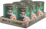 LEONARDO Comida Húmeda [6x800g Pato] | Comida húmeda para gatos sin cereales | Conservas Húmedas Completas