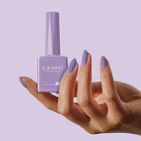 CANNI esmalte de uñas en gel, semipermanente, morado oscuro, esmalte de uñas, gel UV, remojo, manicura