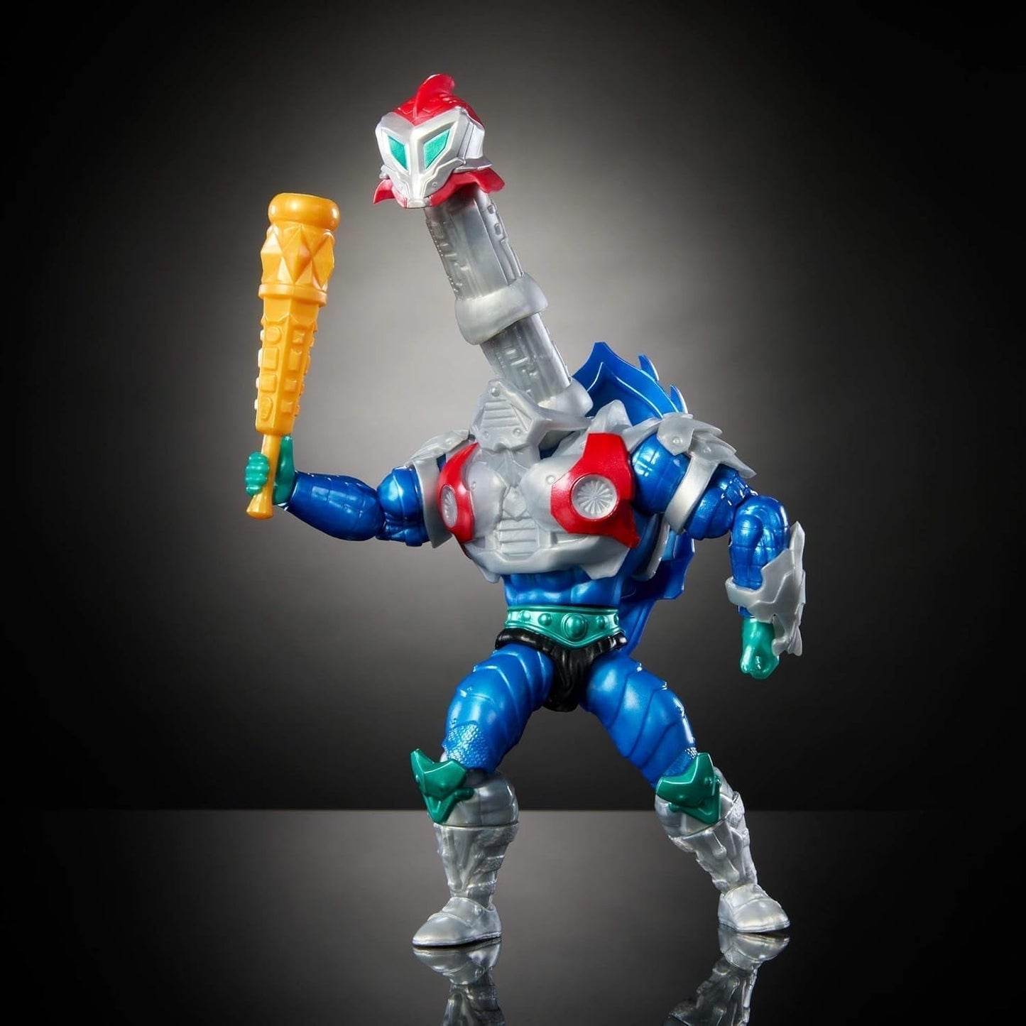 Masters of the Universe Origins Turtles of Grayskull Mekaneck Reptile Wars Figura de acción móvil, Teenage Mutant Ninja y MOTU Crossover Hero Toy, JBN00, [Multicolor] Figuras de acción Naty Shop