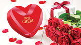 Corazón Ferrero Mon Chéri - Regalo de chocolate de San Valentín para él y para ella - Chocolate crujiente, licor de frutas y cerezas aromatizadas - Para San Valentín, Día de la Madre y Pascua - 1 paquete 147 g