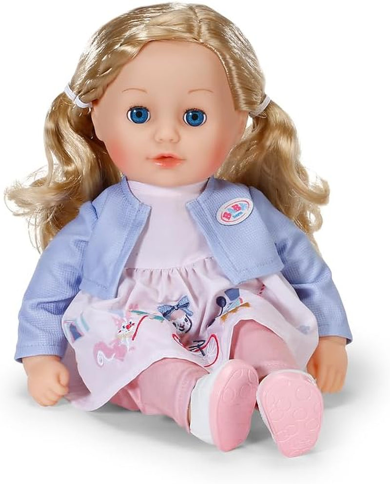 BABY born Sophia Rose - Muñeca blandita de 36 cm - Muñeca con pelo rubio de alta calidad y ojos soñolientos - Apto para niños a partir de 1 año