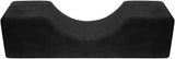 Deciniee Almohada de Pestañas en Forma de U: Almohada Ergonómica para el Cuello Almohada de Pestañas - Almohada de Franela Almohada de Extensión de Pestañas para el Hogar Salón de Belleza Almohadas Ortopédicas Cervicales Naty Shop Negro