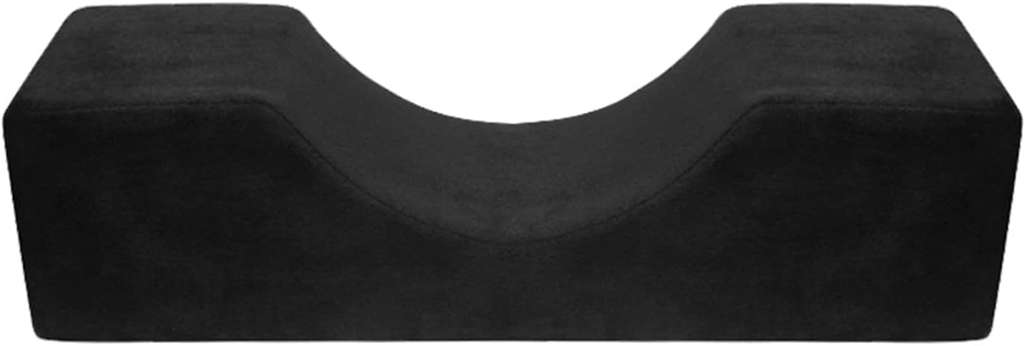 Deciniee Almohada de Pestañas en Forma de U: Almohada Ergonómica para el Cuello Almohada de Pestañas - Almohada de Franela Almohada de Extensión de Pestañas para el Hogar Salón de Belleza Almohadas Ortopédicas Cervicales Naty Shop Negro