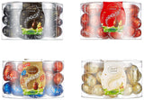 Huevos LINDOR con chocolate Lindt | 4 cajas de 450 g cada una | Huevos LINDOR con chocolate con leche que se deshace en la boca, relleno blanco, negro y avellanas | Chocolate de Pascua | Regalo de chocolate | Huevos de Pascua | huevos de chocolate