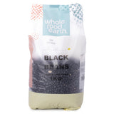 Frijoles negros Wholefood Earth 1 kg sin OGM Natural alto en fibra alto en proteínas