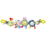 Fehn Cadena para móvil de bebé Panda Baby Mobile - Cadena para móvil de bebé con lindas figuras - Juguete colgante flexible para bebé - Cochecito de juguete para bebés y niños pequeños a partir de 0 meses Juguetes para bebés Naty Shop Caterpillar