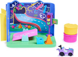 Gabby's Dollhouse Habitación Deluxe, Sala de Juegos Purr-Ific, Sala de Juegos con Carlita Toy Car, 2 Muebles y 2 Cajas Sorpresa con Accesorios, Apto para Mayores de 3 años Naty Shop Dollhouses