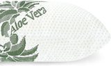 Mister Sandman Almohada Ergonómica 40X80, Almohada Cervical con Funda de Almohada de Aloe Vera, Almohada Visco Perfecta para Personas que Duermen Boca abajo, boca arriba y de lado, Almohada Viscoelástica Almohadas Ortopédicas Cervicales Naty Shop 2X Funda Aloe Vera