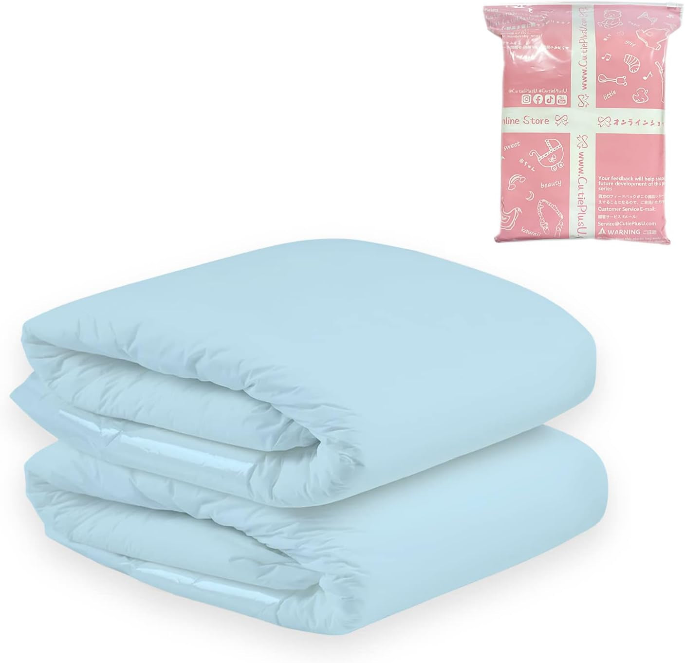CutiePlusU Pañales para adultos, superficie seca, máxima absorbencia durante la noche, pañal desechable para incontinencia - azul, rosa, blanco, paquete de 3 (mediano 71-96 cm)