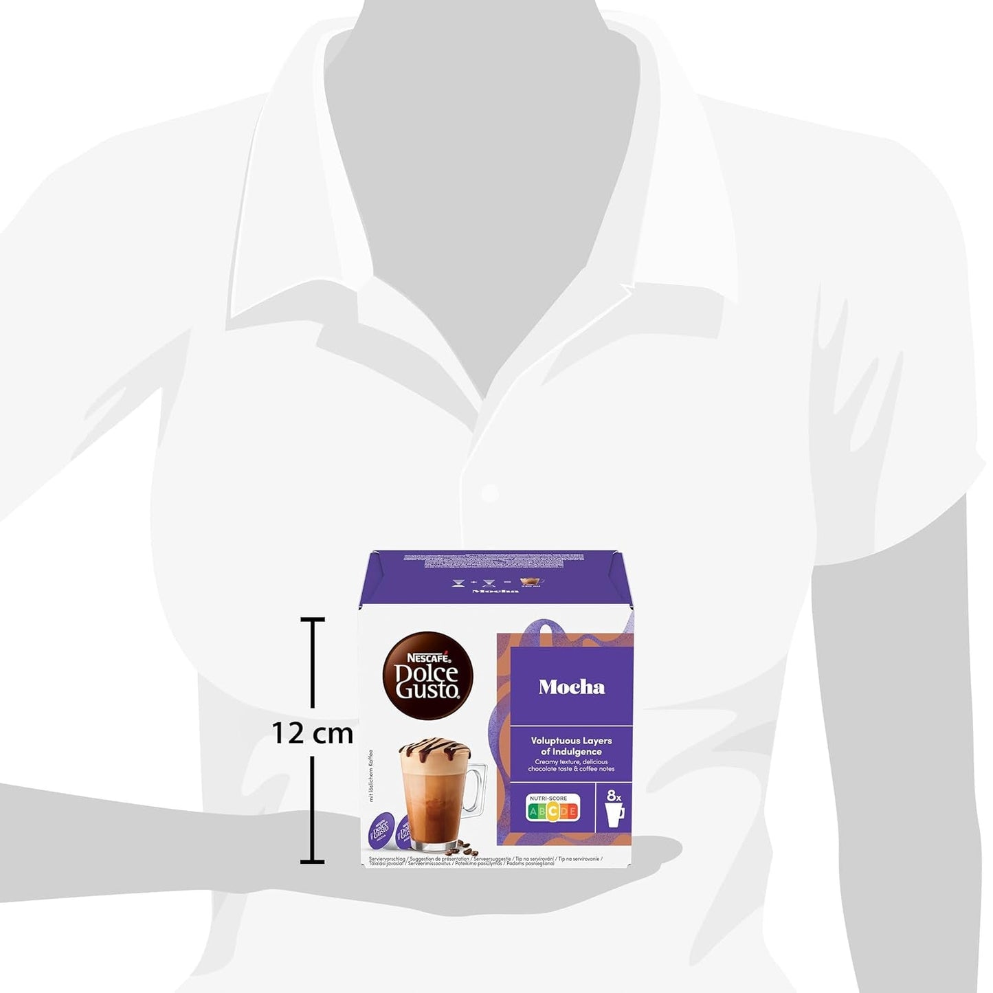 NESCAFÉ DOLCE GUSTO Mocha Kaffeekapseln Paquete de 3 (3 x 16 cápsulas)