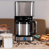 Cecotec Cafetera de goteo Coffee 66 Drop & Thermo, 950 W, 1,2 L, 10 tazas, tecnología ExtremeAroma, función antigoteo, indicador de nivel de agua, filtro principal reutilizable, protección contra sobrecalentamiento