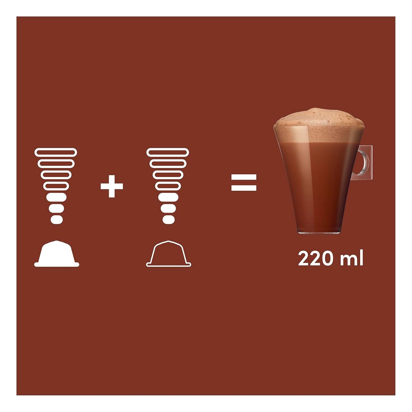 NESCAFÉ DOLCE GUSTO Chococino Kakaokapseln Paquete de 3 (3 x 16 Kapseln)