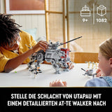 LEGO Star Wars Juego de minifiguras de modelo de juguete móvil At-Te Walker que incluye 3 soldados clon, droides de batalla y droide araña enano 75337 Juegos de construcción Besuche den LEGO-Store