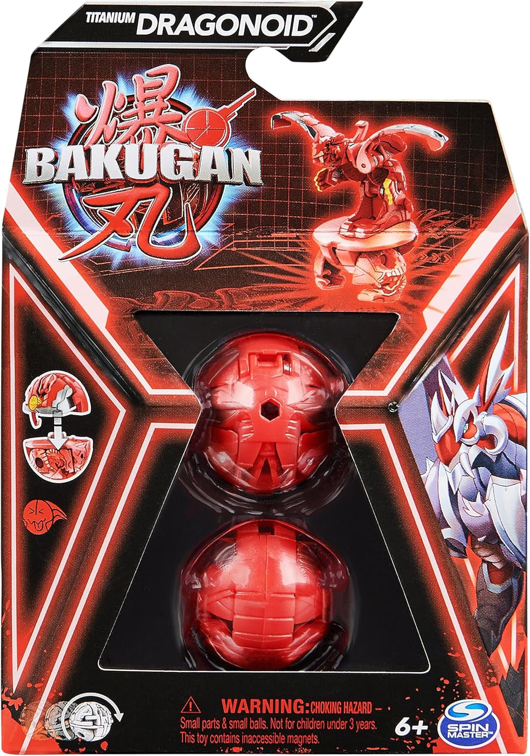 Bakugan 3.0 Core Ball, paquete de 1, figura de acción personalizable con tarjeta de personaje coleccionable, varias variantes, para mayores de 6 años Figuras de acción Naty Shop
