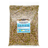 Organic Omega Seed Mix 3 kg (mezcla de semillas de calabaza, girasol y lino), una mezcla de 3 semillas oleaginosas enteras crudas, rica en proteínas, fibra y ácidos grasos omega-3