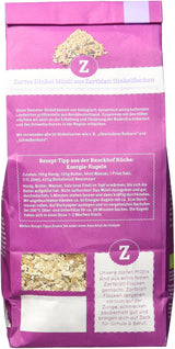 Muesli con sabor a bayas de espelta Hof, sin azúcar, 425 g