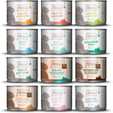 MjAMjAM - Comida húmeda premium para gatos - Deliciosa caja de 12 paquetes (12 x 200 g) sin cereales con carne extra
