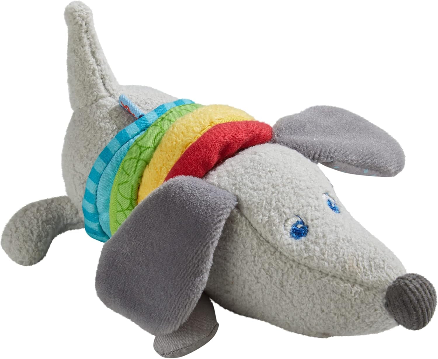 HABA 304771 - Sonajero Figura Perro Salchicha, Juguete Bebe de Tela con Motor Sonajero, Juguete a Partir de 6 Meses Juguetes Bebe Naty Shop Default Title