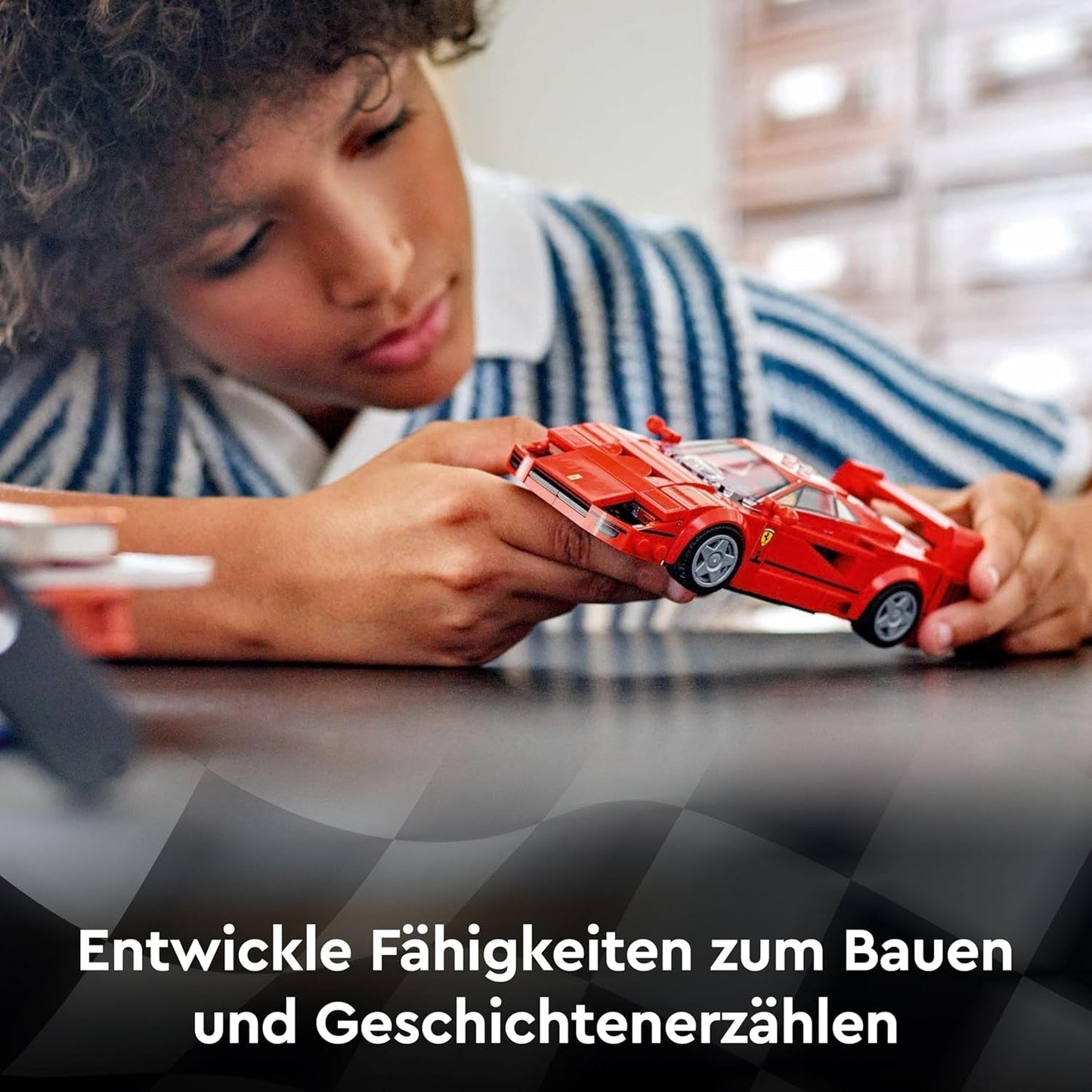 LEGO Speed Champions Superdeportivo Ferrari F40, set de juego con coche de juguete para construir y conductor con una minifigura, set de construcción de colección para niños, regalo para niños y niñas 76934 Juegos de construcción Besuche den LEGO-Store