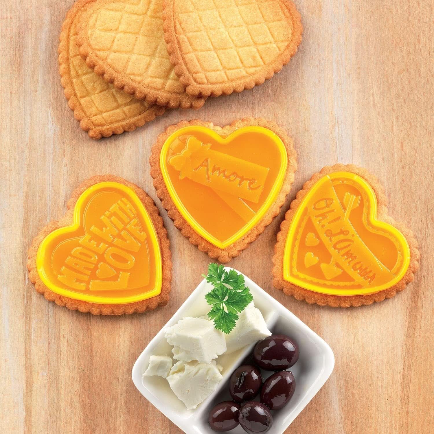 Silikomart 22.166.77.0165 CKC06, Set forma chocolate y cortador de cocina Naty Shop