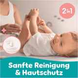Toallitas para bebé Pampers Sensitive, paquete de 15 de 80 toallitas, 1200 toallitas para bebé, limpieza suave y protección de la piel 2 en 1