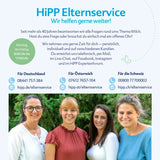 Leche de crecimiento orgánica HiPP (4 x 600 g) después de 12 meses con calcio, hierro, vitamina C y D para niños pequeños en crecimiento, la mejor calidad orgánica