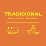 Café tostado y molido, ladrillo de 17,6 onzas