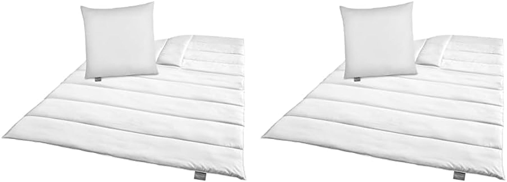 Traumnacht Juego De Cama Verde - Edredón Para Todas Las Estaciones 135X200 Cm + Almohada 80X80 Cm, Durable Con Funda De Microfibra, Estándar De Calidad Alemán (Pack De 2) Naty Shop Quilts & Quilts Default Title